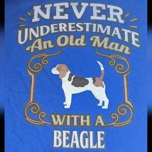 Never Underestimate An Old Man With A Beagle Top